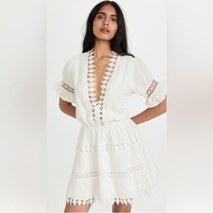 Peixoto Ora Dress in White, Medium